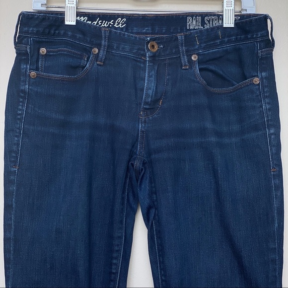 Madewell Rail Straight Jeans - Picture 2 of 7